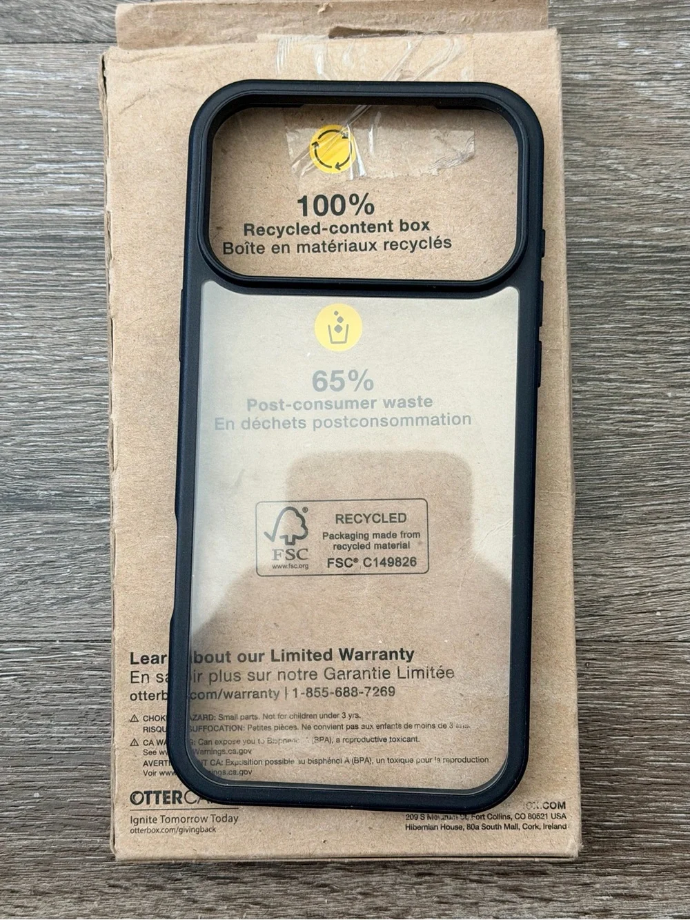 OtterBox Profile Series iPhone 17 Pro Max Case - Clear and Black